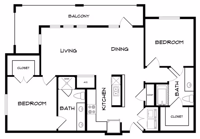 Unit 6118 6118 floor plan
